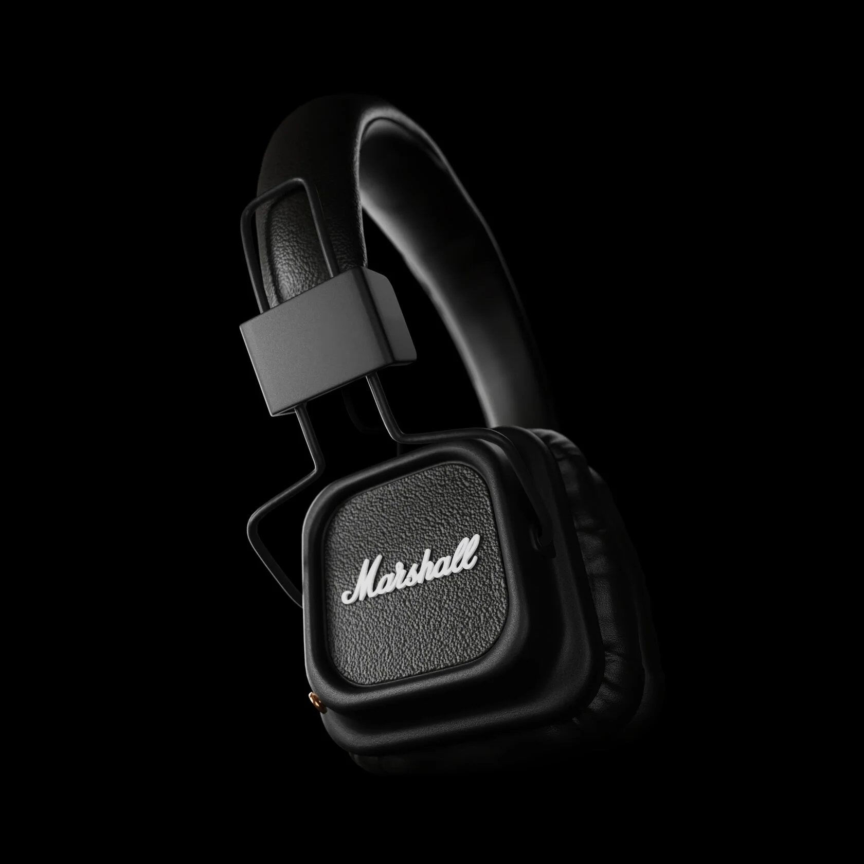 Наушники Marshall - детальная 3D модель, вид сбоку