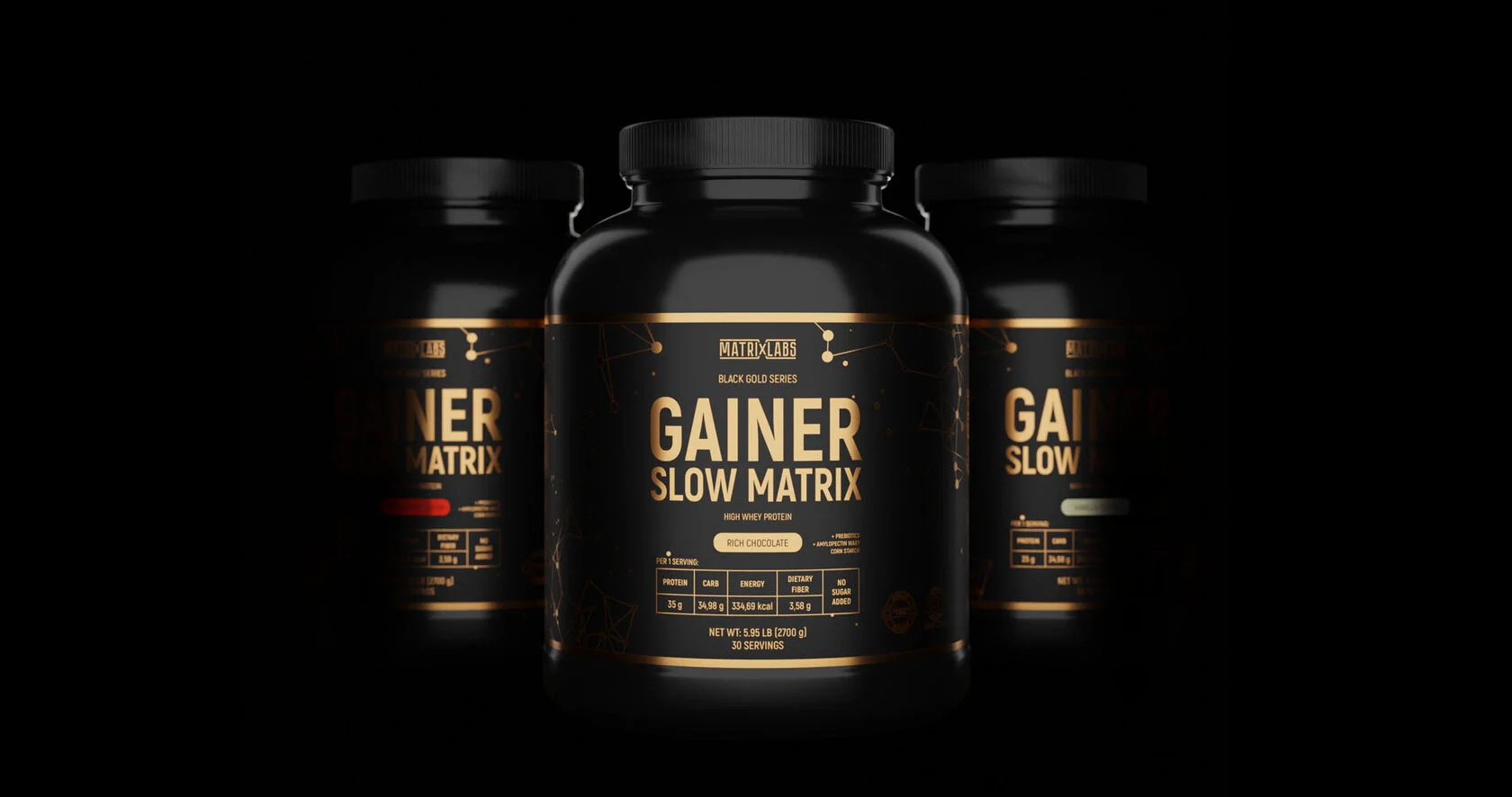 3D презентация бренда MatrixLabs - продукты спортпита