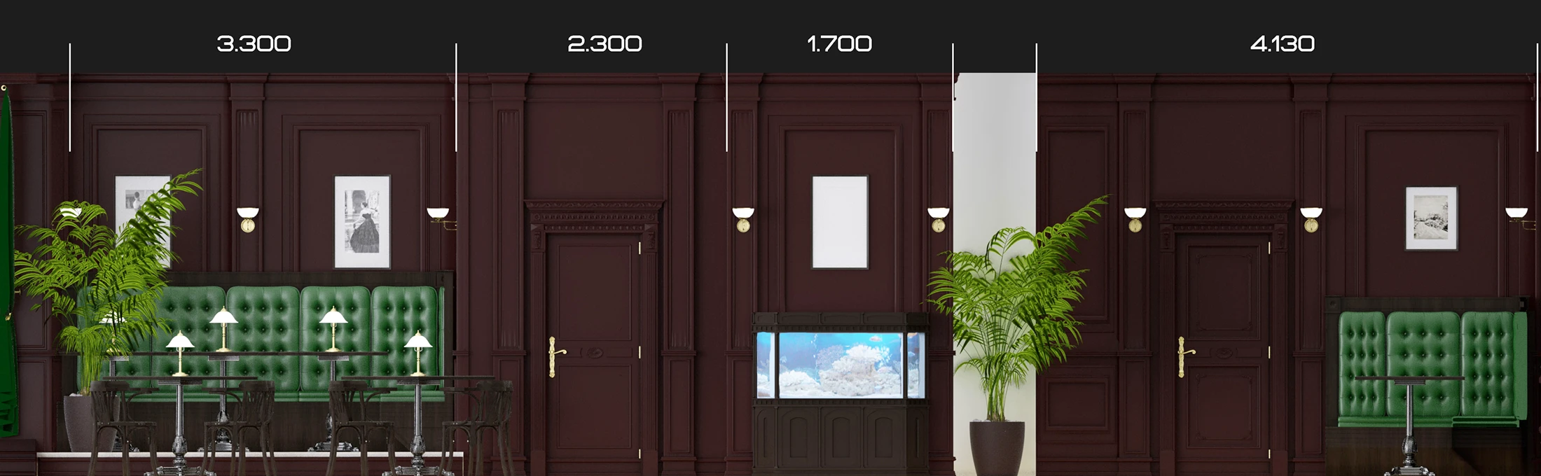 Визуализация видовой точки для паба